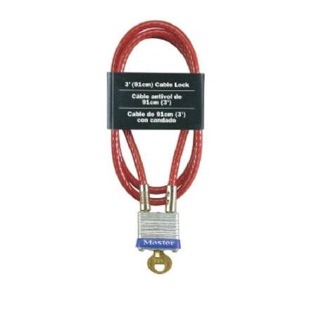 Master Lock No7 Padlock And Cable 719-D